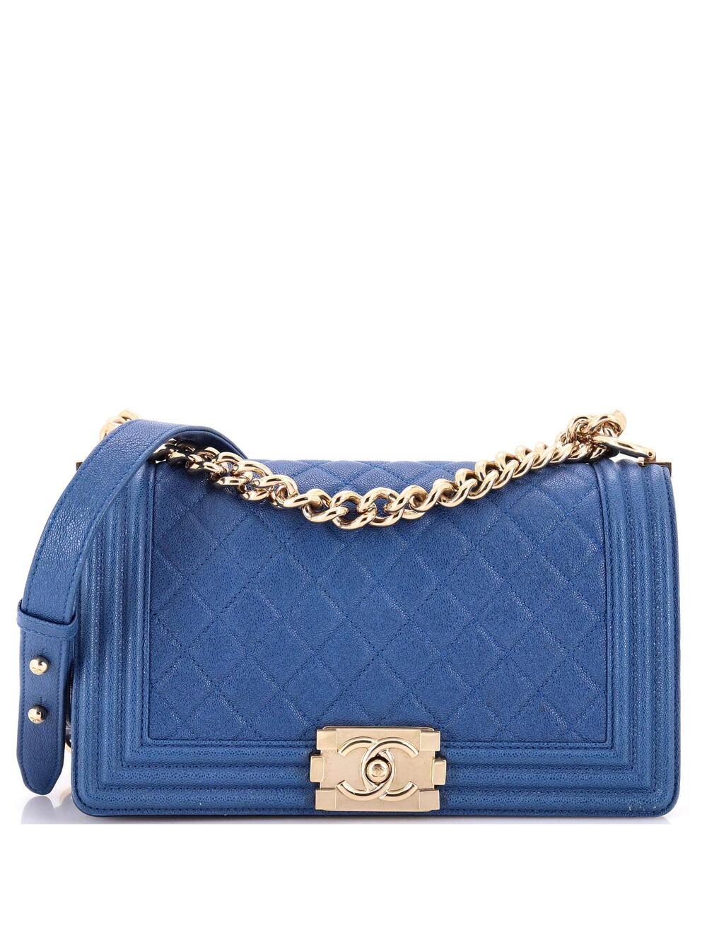 Chanel Boy Flap Bag Quilted Caviar Old #371103C44B